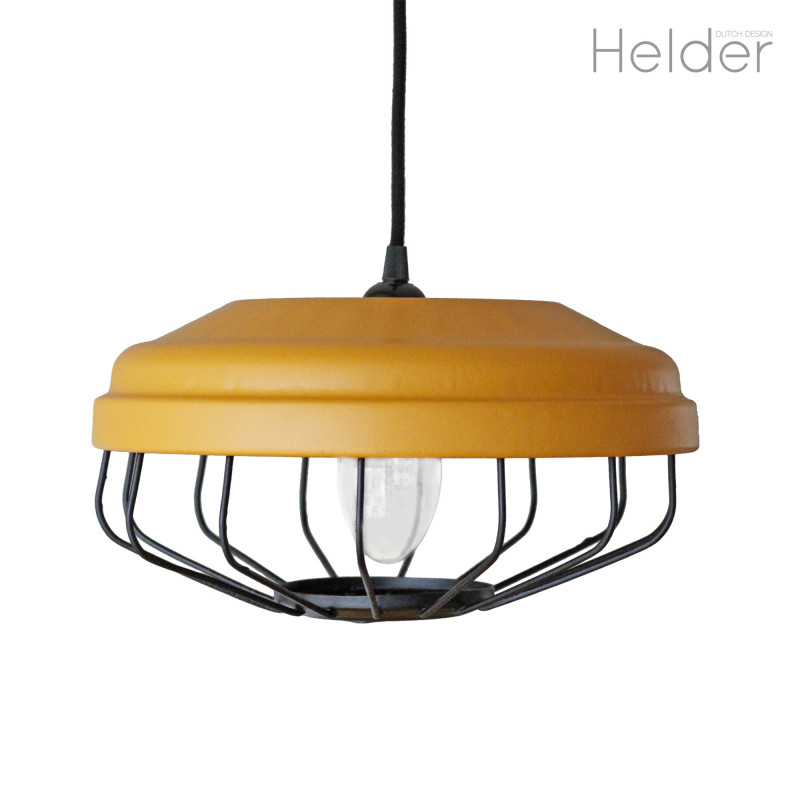 Helder Re-design - Hanglamp Okergeel
